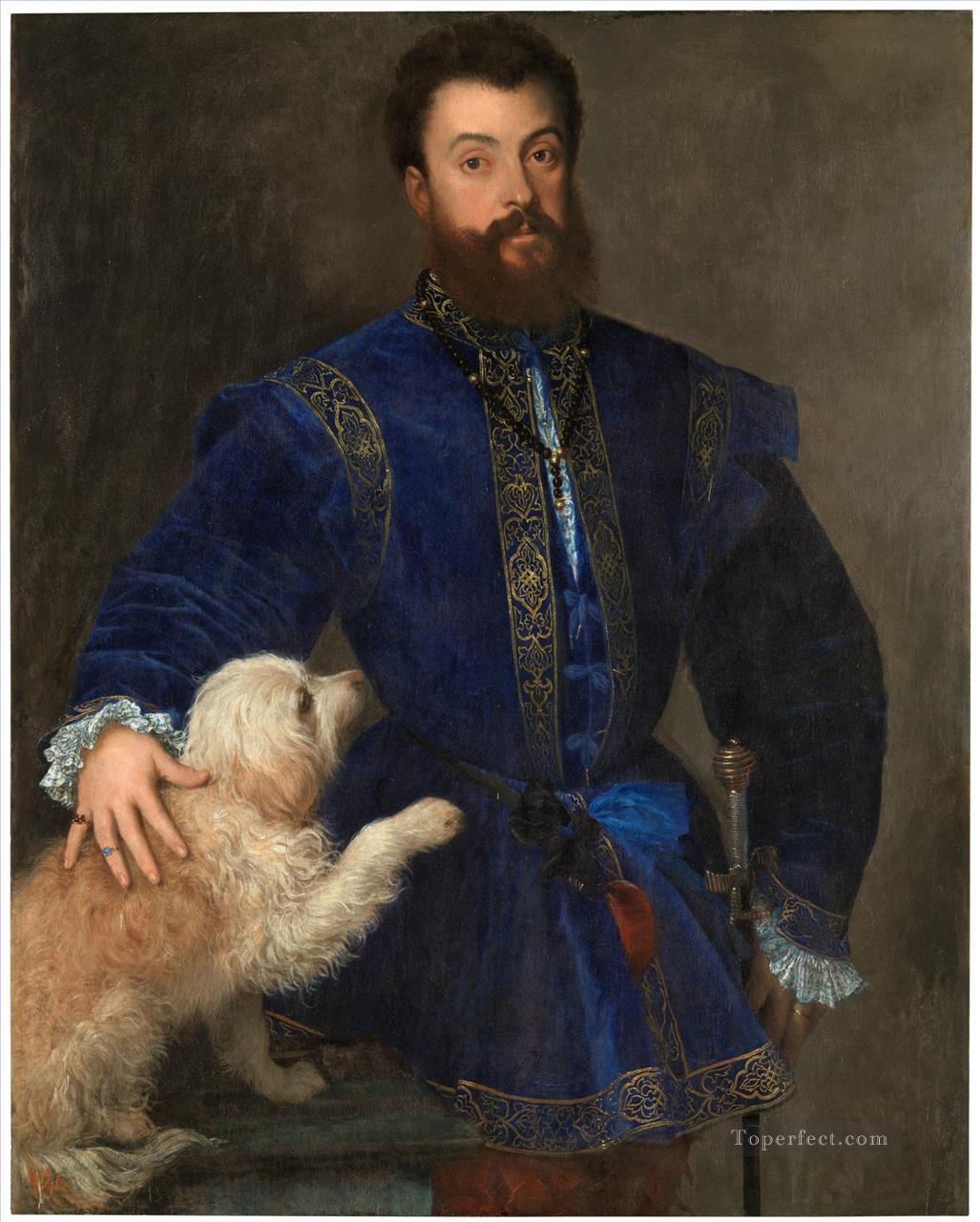 Federigo Gonzaga Duke of Mantua Tiziano Titian Oil Paintings